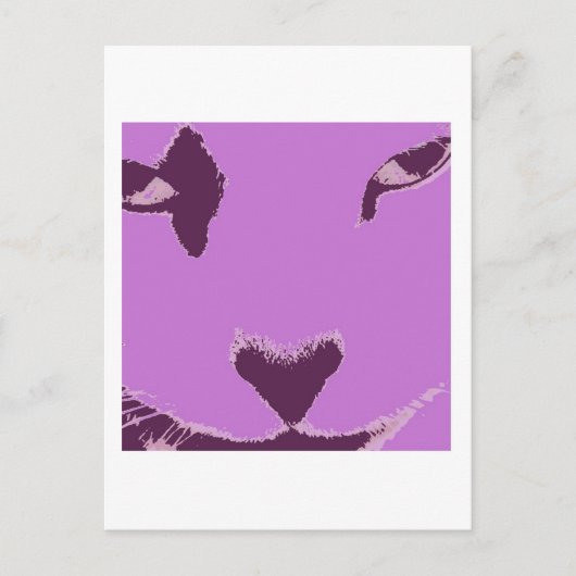 Cat Eyes Postkarte (Vorderseite)