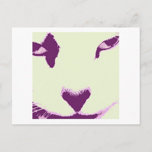 Cat Eyes Postkarte (Vorderseite)