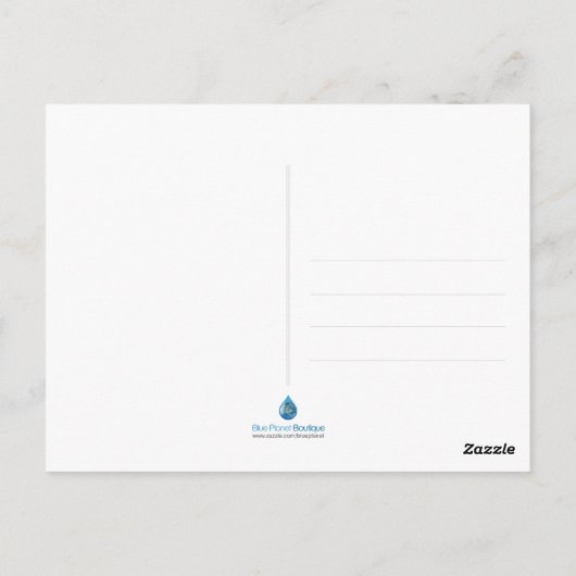 Cat Eyes Postkarte (Rückseite)