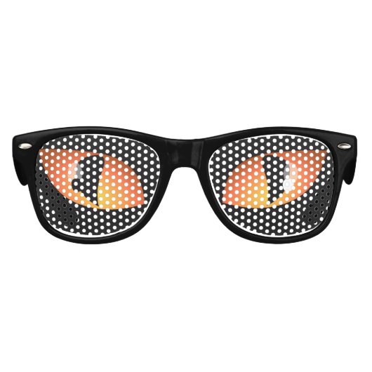 Cat Eyes Sonnenbrille Spaß Katze Kostümgeschenke (Vorderseite)