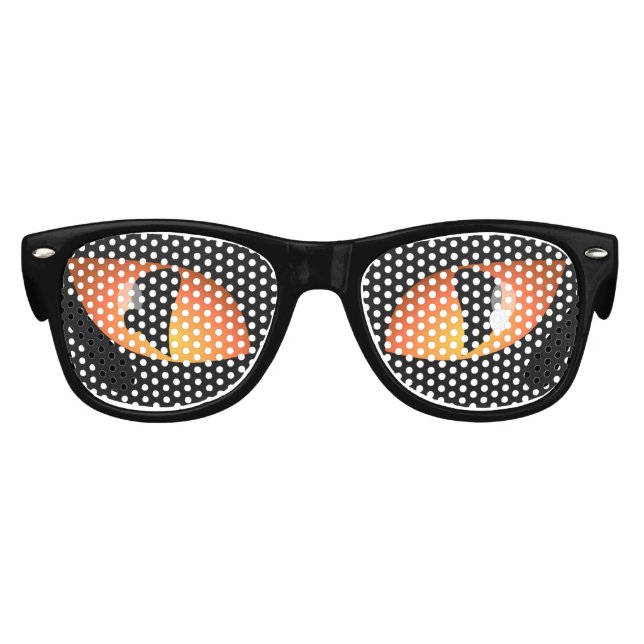 Cat Eyes Sonnenbrille Spaß Katze Kostümgeschenke (Vorderseite)