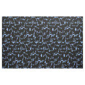 Cat Fabric Cat Lover Art Muster Stoffe (Yard (91,4 cm))