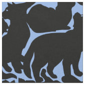 Cat Fabric Cat Lover Art Muster Stoffe (Nahaufnahme)