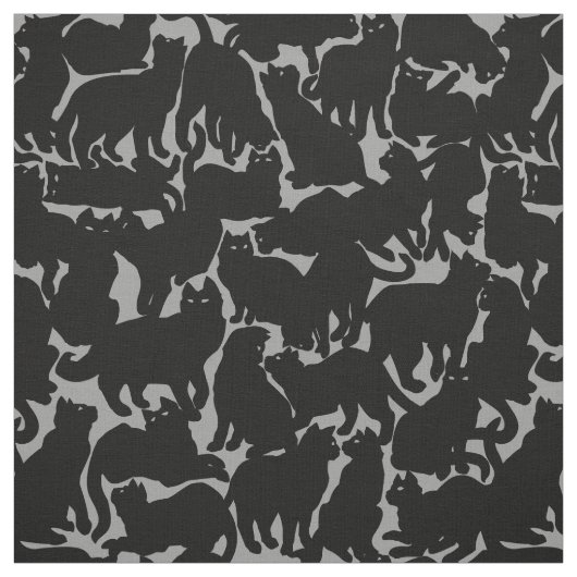 Cat Fabric Cat Lover Art Muster Stoffe (Muster)