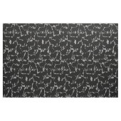 Cat Fabric Cat Lover Art Muster Stoffe (Fat Quarter (45,7 x 55,9 cm))