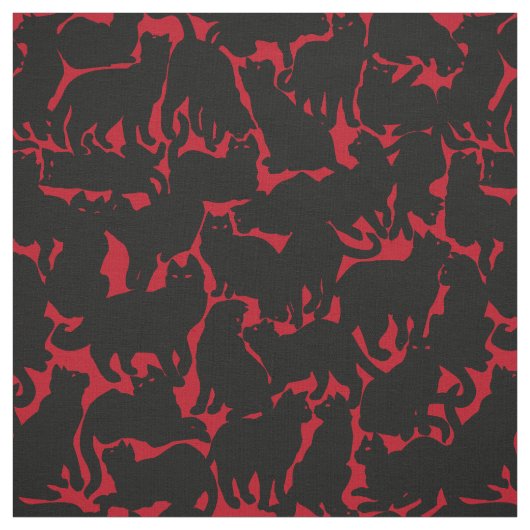 Cat Fabric Cat Lover Art Muster Stoffe (Muster)