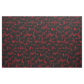 Cat Fabric Cat Lover Art Muster Stoffe (Fat Quarter (45,7 x 55,9 cm))