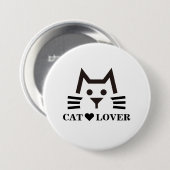 Cat-Face 缶バッジ Button (Vorne & Hinten)