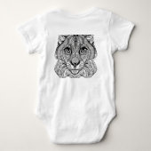 Cat Face Baby Strampler (Rückseite)