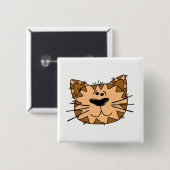 Cat Face Button (Vorne & Hinten)