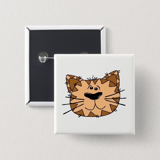 Cat Face Button (Vorne & Hinten)