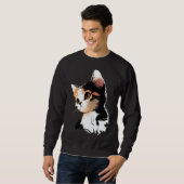 Cat Face Cat 1 Sweatshirt (Vorne ganz)