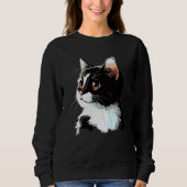 Cat Face  Cat Sweatshirt (Vorderseite)