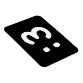 Cat Face Emoticon:3 Magnet (Rechte Seite)