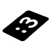 Cat Face Emoticon:3 Magnet (Linke Seite)