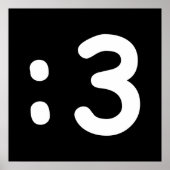 Cat Face Emoticon:3 Poster (Vorne)