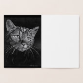 Cat Face Foil Card Folienkarte (Innenseite)