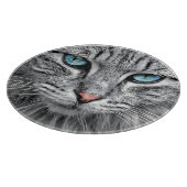 Cat Face Fraktal Design-10682 Schneidebrett (Ecke)