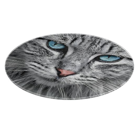 Cat Face Fraktal Design-10682 Schneidebrett (Ecke)
