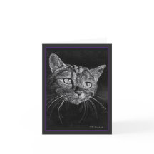 Cat Face Gezeichnet von Mark Edward Westerfield