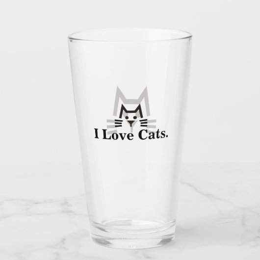 Cat-Face Glas (Rückseite)