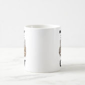 Cat Face My Alarm Clock Tabby Chat Kaffeetasse (Mittel)