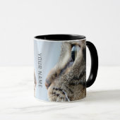 Cat Face Profile Picture Photo Tasse (VorderseiteRechts)