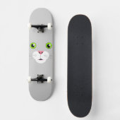 Cat Face Skateboard (Vorderseite)