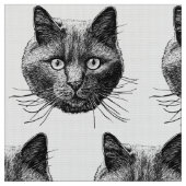 Cat Face Stoff (Nahaufnahme)