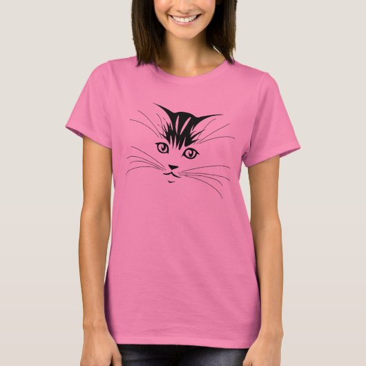 Cat Face T-Shirt (Vorderseite)