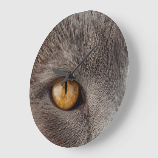 Cat-Face-Wall-Uhr Große Wanduhr (Winkel)