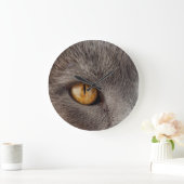 Cat-Face-Wall-Uhr Große Wanduhr (Zuhause)