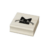 Cat Face Wood Art Briefmarke Gummistempel (Stempel)