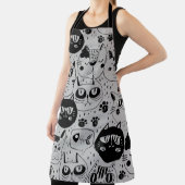 Cat Faces All-over-Print-Schürze Schürze (InSitu)