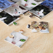 Cat Faces Collage Puzzle (Seite)