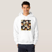 Cat Faces Hoodie (Vorne ganz)