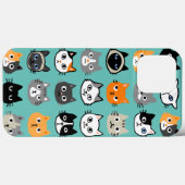 Cat Faces Muster | Cool Kitty Cat Lover's Case-Mate iPhone Hülle (Rückseite (Horizontal))