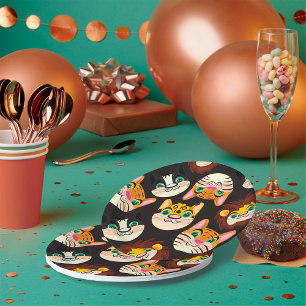 Cat Faces Pappteller