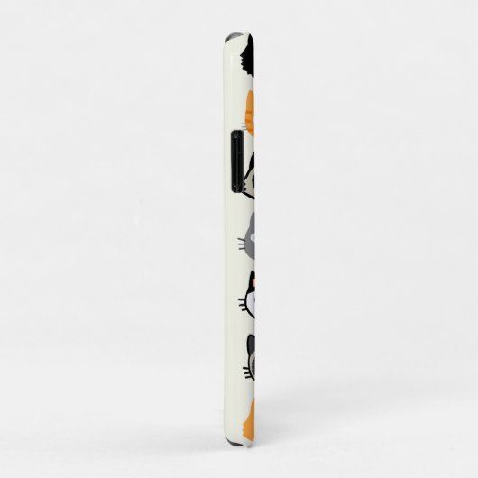 Cat Faces Pattern | Cool Kitty Cat Lover's Case-Mate iPhone Hülle (Hinten/Rechts)