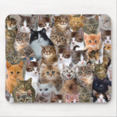 Cat Faces Pattern Mousepad (Vorne)