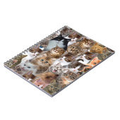 Cat Faces Pattern Notizblock (Linke Seite)