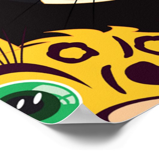 Cat Faces Poster (Ecke)