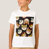 Cat Faces T-Shirt (Vorderseite)