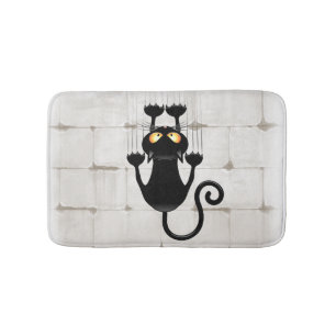 Cat Falldown lustige Zeichentrickfigur Badematte