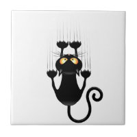 Cat Falldown lustige Zeichentrickfigur