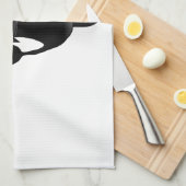 Cat Falldown lustige Zeichentrickfigur Geschirrtuch (Viertel Falte)