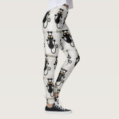 Cat Falldown lustige Zeichentrickfigur Leggings (Rechts)