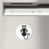 Cat Falldown lustige Zeichentrickfigur Magnet (In Situ (Geschirrspüler))