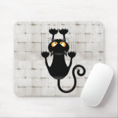 Cat Falldown lustige Zeichentrickfigur Mousepad (Mit Mouse)