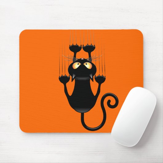 Cat Falldown lustige Zeichentrickfigur Mousepad (Mit Mouse)